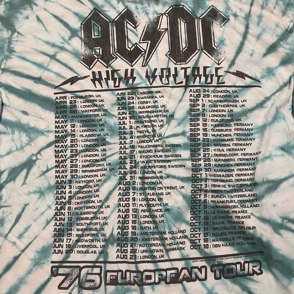 AC/DC tie dye shirt - Picture 4 of 6